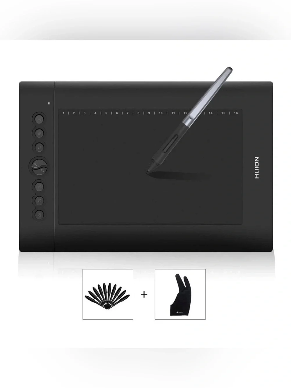 HUION H610Pro 10 inch Drawing Graphics Tablet  (Connectivity - USB) Open Box